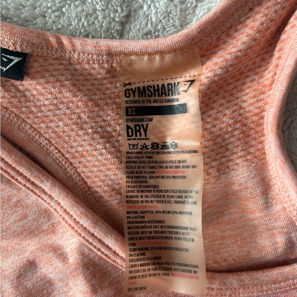 Gymshark Ombré Women’s Sports Bra Orange - Picture 3 of 3